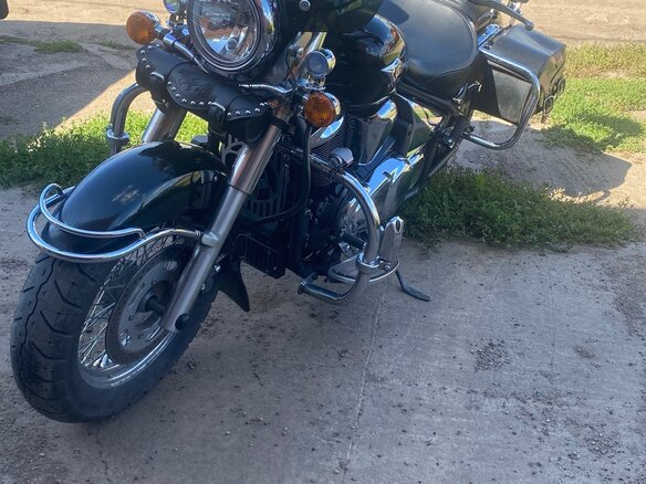 2012 Kawasaki VN900 Vulcan, чёрный, 700000 рублей