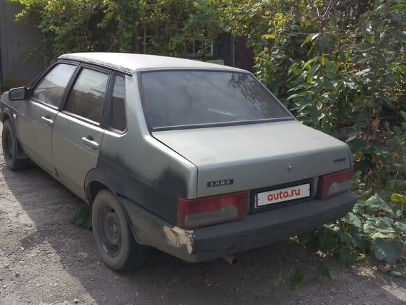 2003 Lada (ВАЗ) 21099, зелёный, 110000 рублей - вид 1
