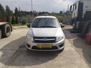 2017 Lada (ВАЗ) Granta I, серебристый, 530000 рублей, вид 2