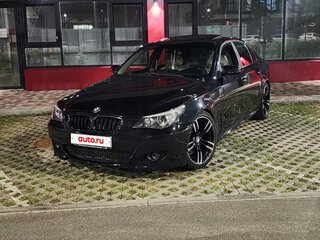 2007 BMW 5 серии 535i V (E60/E61) Рестайлинг, чёрный, 1550000 рублей, вид 2