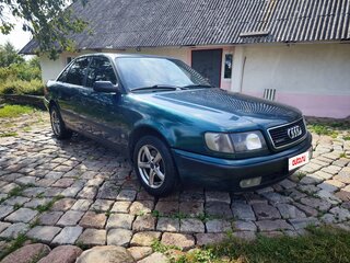 1993 Audi 100 IV (C4), зелёный, 580000 рублей, вид 3