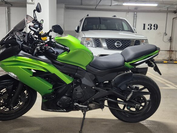 2014 Kawasaki ER-6F (Ninja 650R), зелёный, 540000 рублей - вид 1