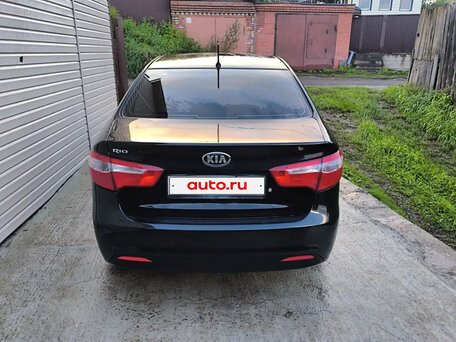 2014 Kia Rio III, чёрный, 820000 рублей, вид 4