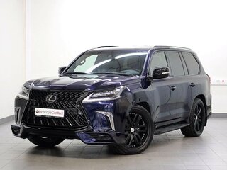 2019 Lexus LX 570 III Рестайлинг 2, синий, 9300000 рублей, вид 3