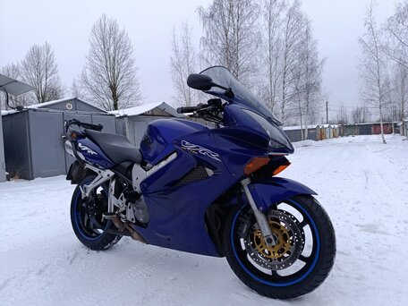 2002 Honda VFR 800, синий, 520000 рублей, вид 3