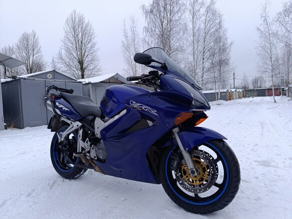2002 Honda VFR 800, синий, 520000 рублей - вид 2