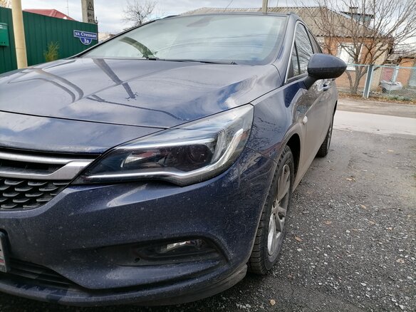 2018 Opel Astra K, синий, 1680000 рублей - вид 4
