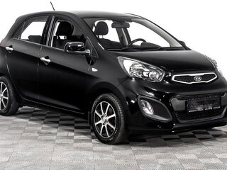 2014 Kia Picanto II, чёрный, 750000 рублей, вид 2