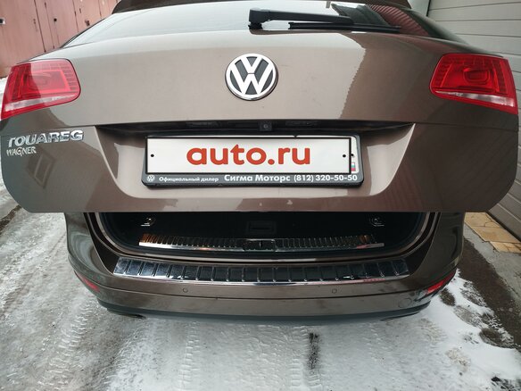 2012 Volkswagen Touareg II, коричневый, 1600000 рублей - вид 9