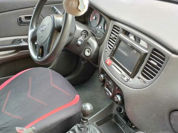 2009 Kia Rio II Рестайлинг, серый, 675000 рублей - вид 4