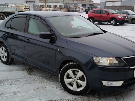 2014 Skoda Rapid I, синий, 550000 рублей, вид 3