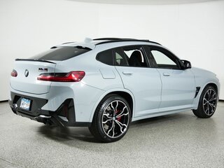 2025 BMW X4 M Competition I (F98) Рестайлинг, серебристый, 14008438 рублей, вид 4