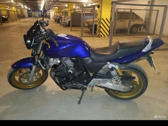 2004 Honda CB 400 Super Four, синий, 350000 рублей - вид 6