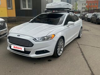 2013 Ford Fusion (North America) II, белый, 1420000 рублей, вид 1