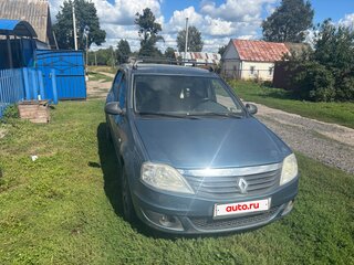 2011 Renault Logan I Рестайлинг, синий, 400000 рублей, вид 1