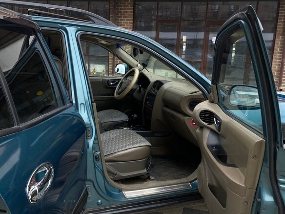 2003 Hyundai Santa Fe I, зелёный, 725000 рублей - вид 17