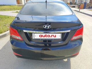 2015 Hyundai Solaris I Рестайлинг, чёрный, 1180000 рублей, вид 4