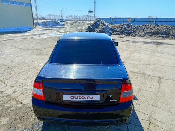 2011 Lada (ВАЗ) Priora I, чёрный, 460000 рублей - вид 5