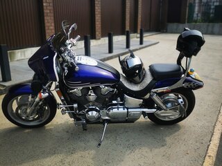 2002 Honda VTX 1800, синий, 870000 рублей, вид 4