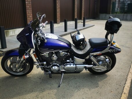 2002 Honda VTX 1800, синий, 870000 рублей, вид 4