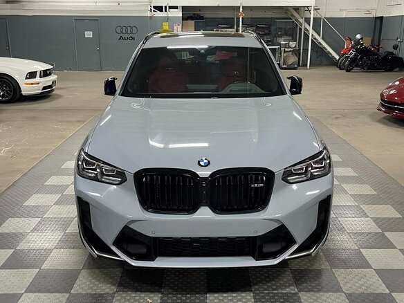 2022 BMW X3 M Competition I (F97) Рестайлинг, серебристый, 13796921 рублей - вид 1