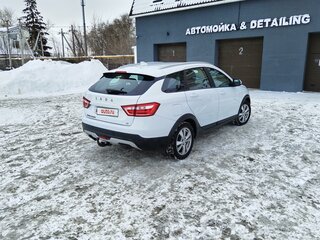 2018 Lada (ВАЗ) Vesta SW Cross I, белый, 1450000 рублей, вид 3
