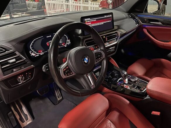 2022 BMW X3 M Competition I (F97) Рестайлинг, серебристый, 13796921 рублей - вид 9