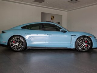 2022 Porsche Taycan 4S I, голубой, 19218893 рублей, вид 4