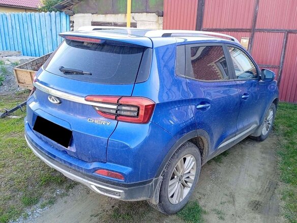 2019 Chery Tiggo 4 I Рестайлинг, синий, 924000 рублей - вид 2