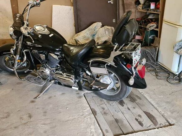 2007 Yamaha XVS1100, чёрный, 600000 рублей - вид 8