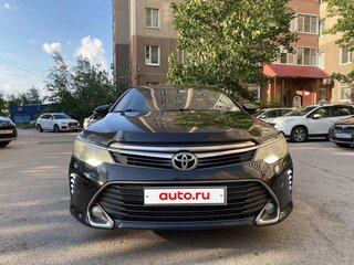 2015 Toyota Camry VII (XV50) Рестайлинг, чёрный, 1750000 рублей, вид 2
