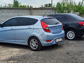 2012 Hyundai Solaris I, голубой, 730000 рублей, вид 2
