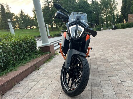 2021 KTM 390 Adventure, оранжевый, 525000 рублей, вид 2