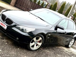 2006 BMW 5 серии 525xi V (E60/E61), чёрный, 1150000 рублей, вид 2