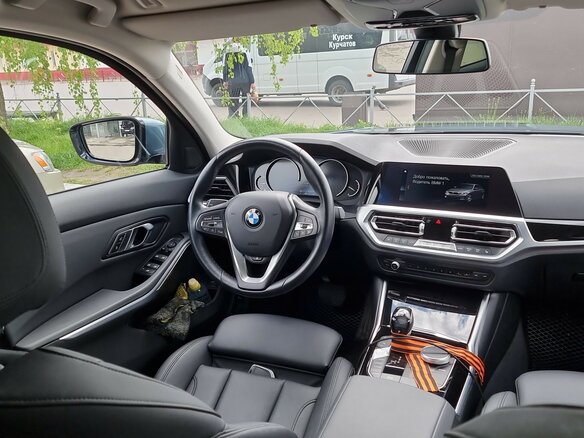 2020 BMW 3 серии 318d VII (G2x), синий, 4099000 рублей - вид 14