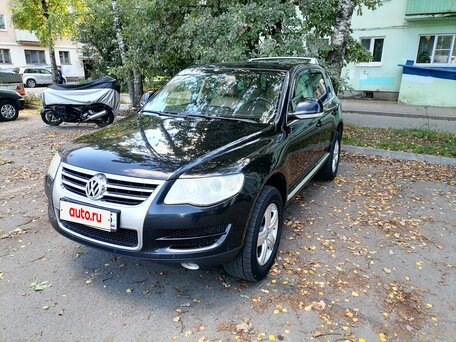 2008 Volkswagen Touareg I Рестайлинг, чёрный, 880000 рублей, вид 1