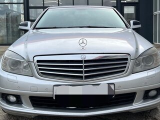 2007 Mercedes-Benz C-Класс 180 Kompressor III (W204), чёрный, 1100000 рублей, вид 2