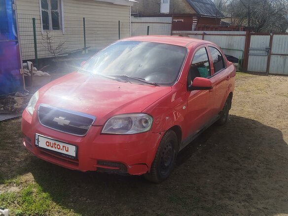 2008 Chevrolet Aveo I Рестайлинг, красный, 270000 рублей - вид 7
