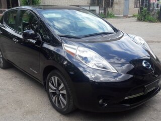 2014 Nissan Leaf I (ZE0/AZE0), чёрный, 1490000 рублей, вид 5