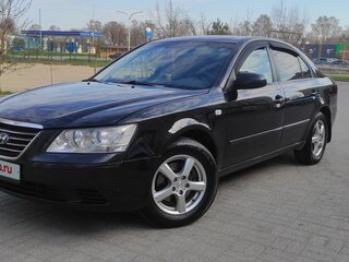 2008 Hyundai Sonata V (NF) Рестайлинг, чёрный, 630000 рублей, вид 1