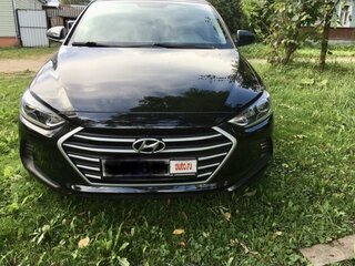 2016 Hyundai Elantra VI (AD), чёрный, 1600000 рублей, вид 1