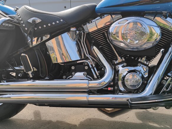 2011 Harley-Davidson Heritage, синий, 1100000 рублей - вид 17