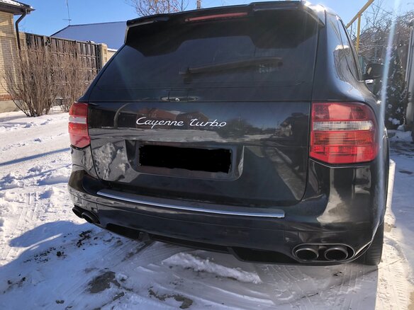2007 Porsche Cayenne Turbo I Рестайлинг (957), чёрный, 1500000 рублей - вид 33