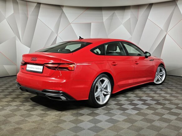 2021 Audi A5 45 TFSI II (F5) Рестайлинг, красный - вид 1