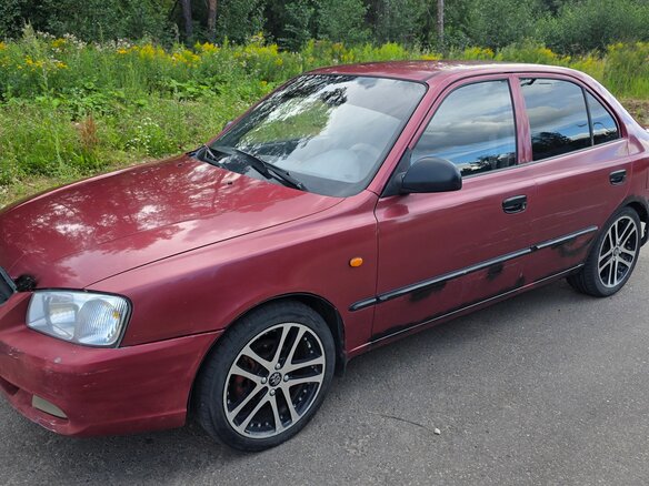 2006 Hyundai Accent ТагАЗ II, красный - вид 9