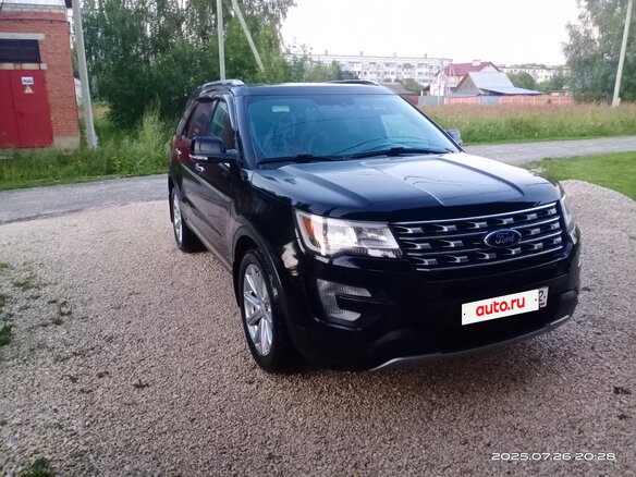 2017 Ford Explorer V Рестайлинг, чёрный, 2646999 рублей