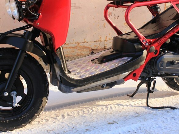 2006 Honda Zoomer, красный, 147000 рублей - вид 6