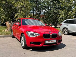 2012 BMW 1 серии 116i II (F20/F21), красный, 1350000 рублей, вид 2