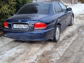 2011 Hyundai Sonata ТагАЗ IV (EF) Рестайлинг, синий, 950000 рублей, вид 3