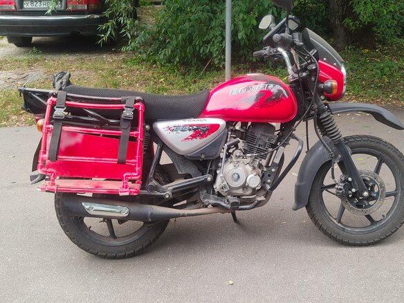 2022 Bajaj Boxer BM 150X, красный, 108000 рублей - вид 2